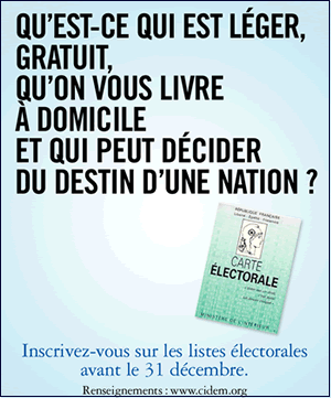 Carte d'électeur