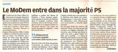 Le parisien 02 02 2011 Le modem entre dans la majorite PS